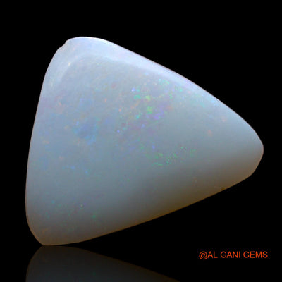 2.00 Cts Unheated Australian Fire Opal Loose Gemstone Trillion Cabochon Natural 13x11x2 mm AD-471