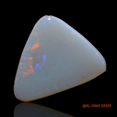 2.00 Cts Unheated Australian Fire Opal Loose Gemstone Trillion Cabochon Natural 13x11x2 mm AD-471