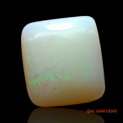 5.00 Cts Natural Australian Fire Opal Loose Gemstone Square Cabochon 12x11x4 mm AD-472