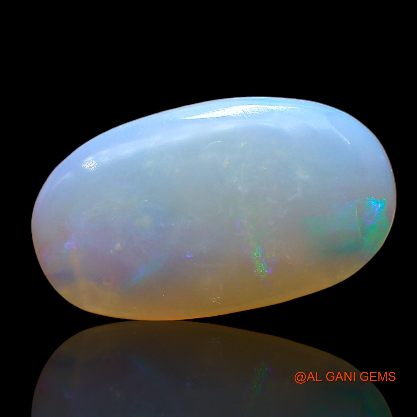 3.00 Cts Natural Australian Fire Opal Loose Gemstone Oval Cabochon 15x9x3 mm AD-477