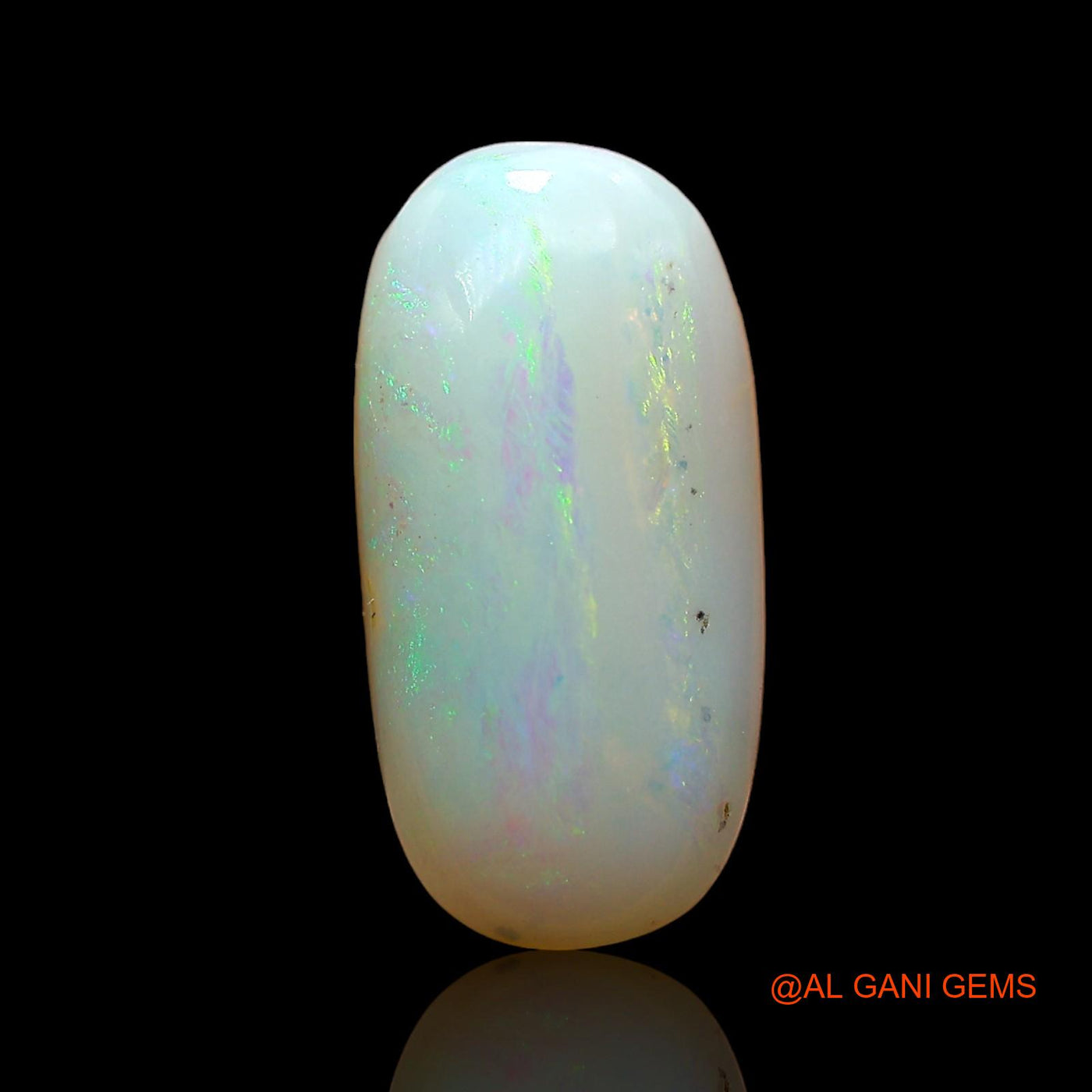 4.00 Cts Natural Australian Fire Opal Oval Cabochon Loose Gemstone For Jewelry 16x8x4 mm AD-478