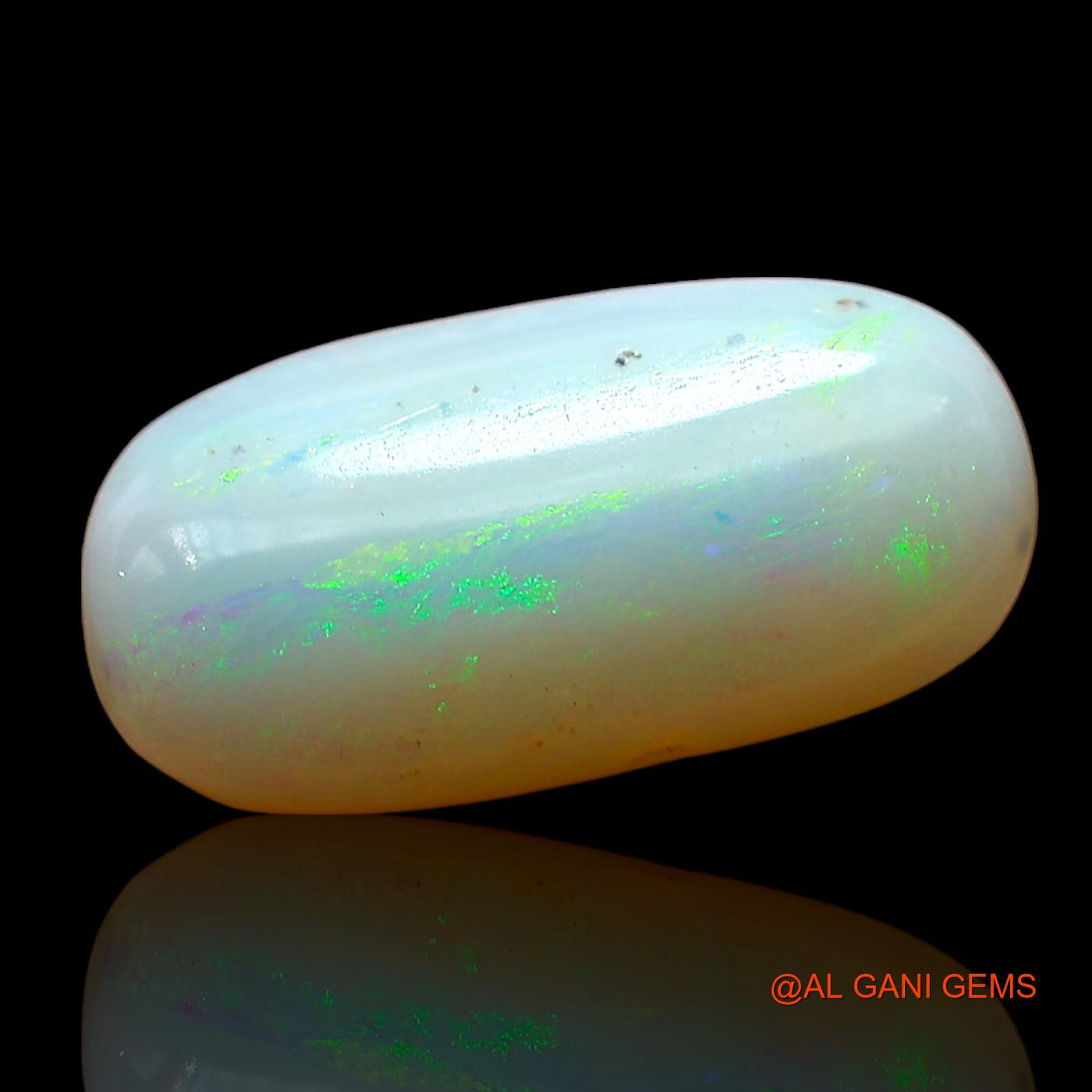 4.00 Cts Natural Australian Fire Opal Oval Cabochon Loose Gemstone For Jewelry 16x8x4 mm AD-478