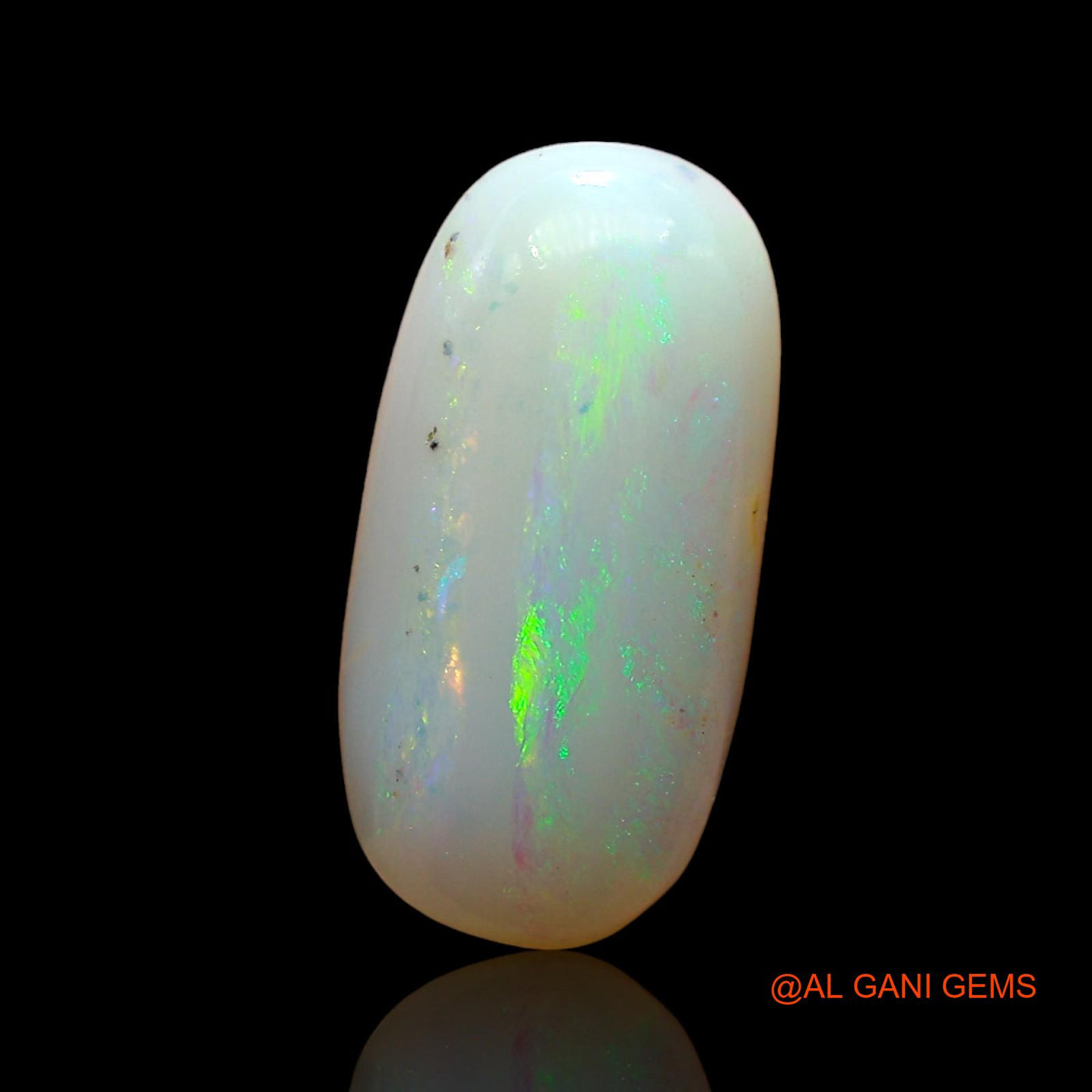 4.00 Cts Natural Australian Fire Opal Oval Cabochon Loose Gemstone For Jewelry 16x8x4 mm AD-478