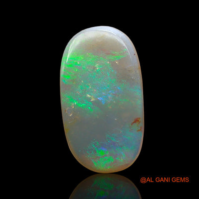 2.00 Cts Natural Australian Fire Opal Loose Gemstone Oval Cabochon 15x8x2 mm AD-479