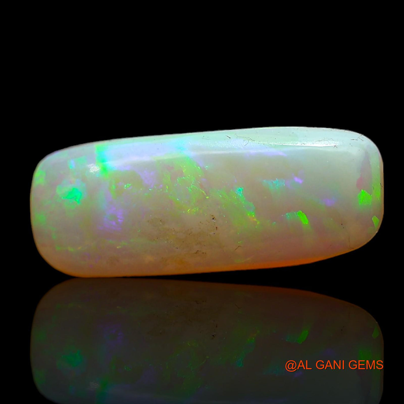 2.00 Cts Unheated Australian Fire Opal Loose Gemstone Fancy Cabochon Natural 17x6x2 mm AD-47