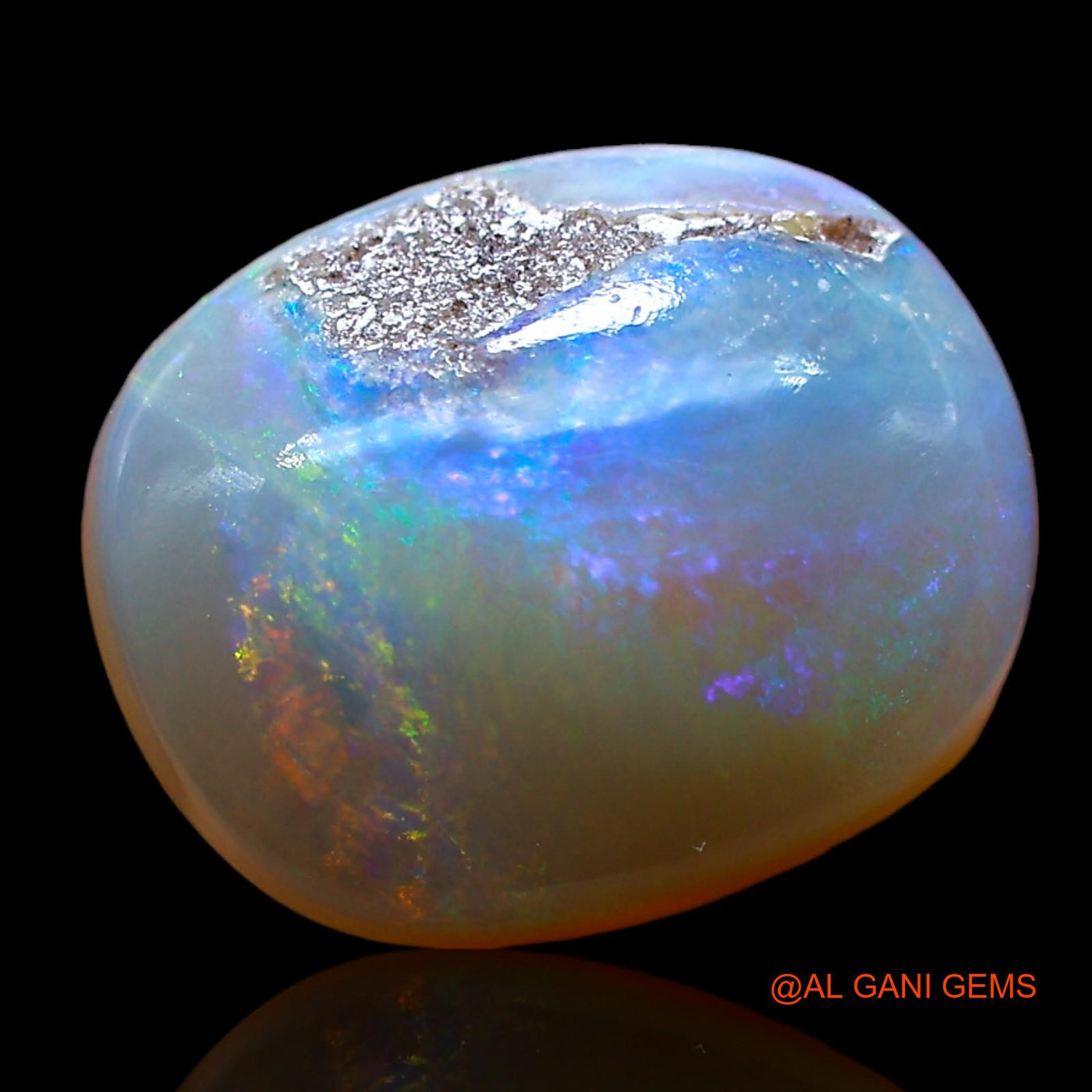 5.00 Cts Natural Australian Fire Opal Loose Gemstone Oval Cabochon 13x11x5 mm AD-480