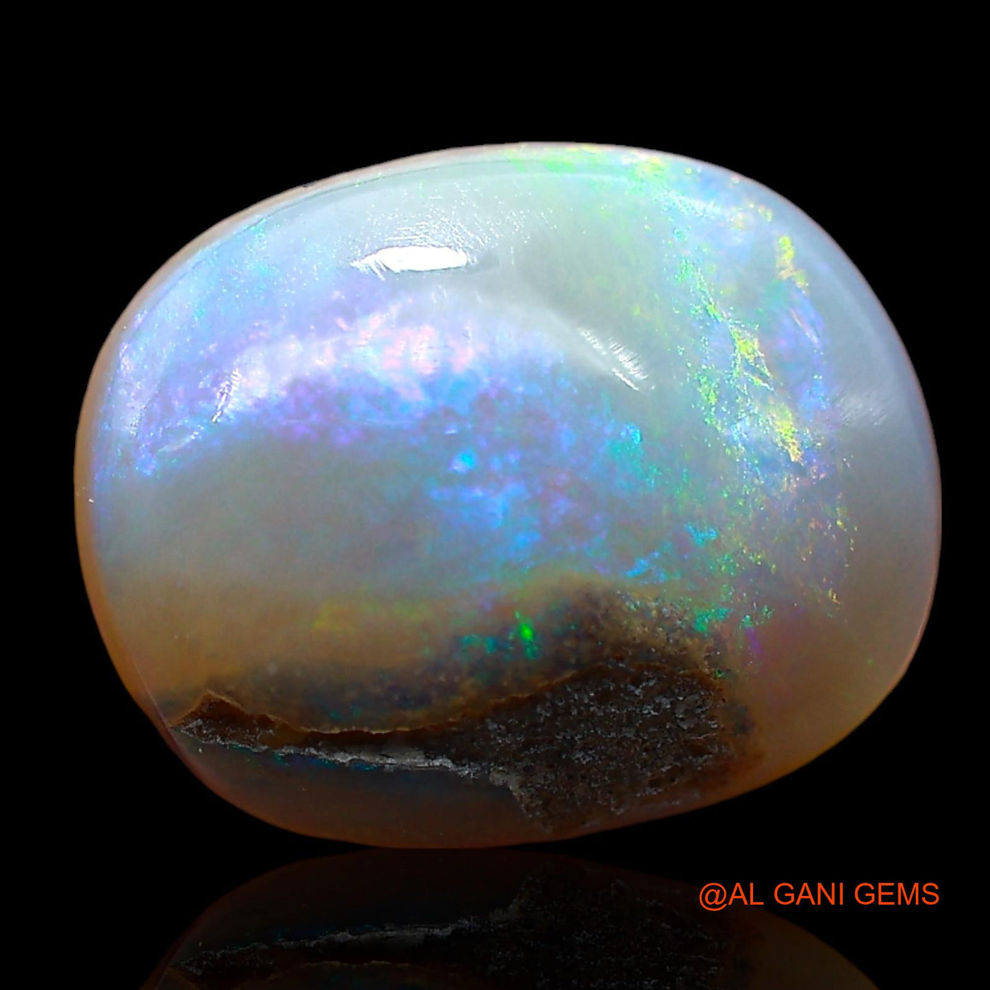 5.00 Cts Natural Australian Fire Opal Loose Gemstone Oval Cabochon 13x11x5 mm AD-480