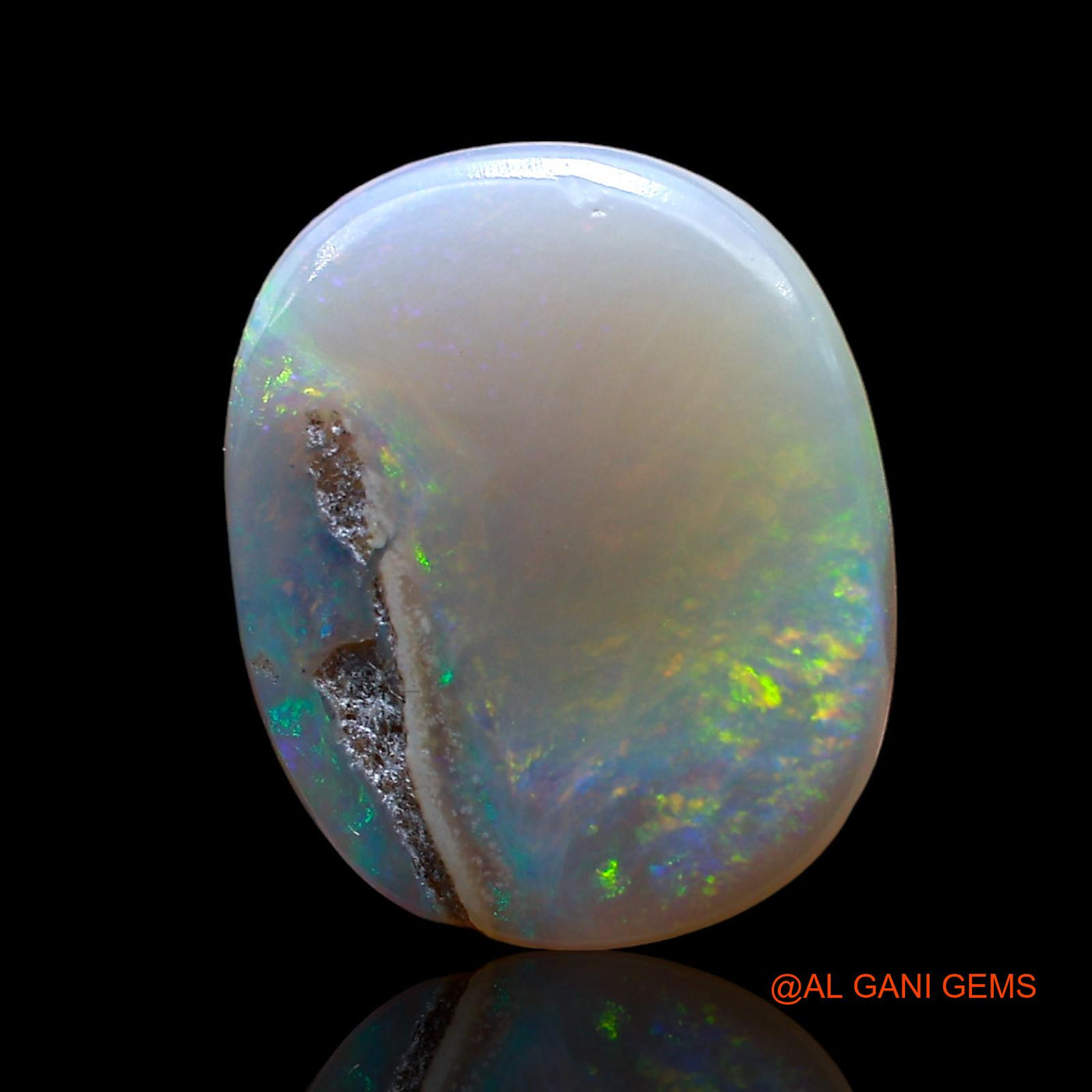 5.00 Cts Natural Australian Fire Opal Loose Gemstone Oval Cabochon 13x11x5 mm AD-480