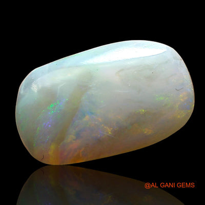 3.00 Cts Natural Australian Fire Opal Loose Gemstone Oval Cabochon 15x9x3 mm AD-481
