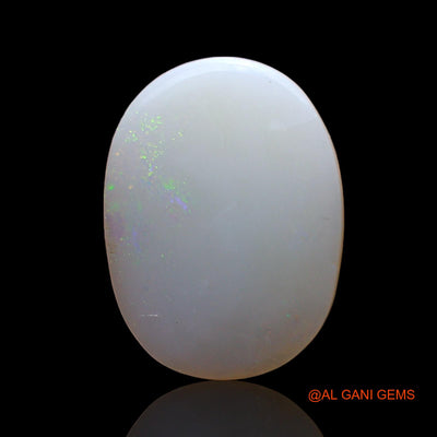 3.00 Cts Unheated Australian Fire Opal Loose Gemstone Oval Cabochon Natural 14x11x3 mm AD-484