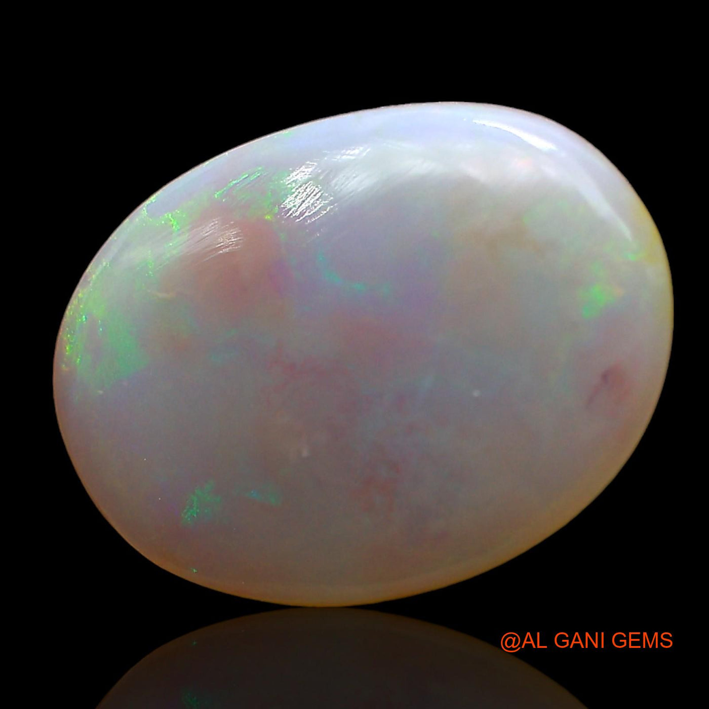 3.00 Cts Natural Australian Fire Opal Loose Gemstone Oval Cabochon 14x11x3 mm AD-485