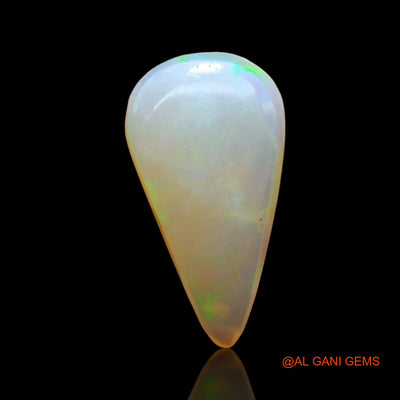 3.00 Cts Natural Australian Fire Opal Loose Gemstone Pear Cabochon 16x8x5 mm AD-487