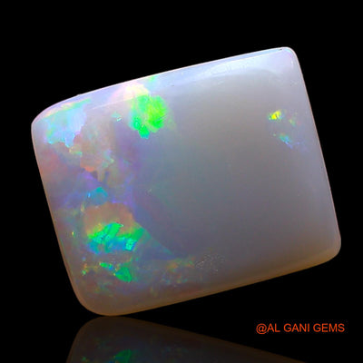 3.00 Cts Unheated Australian Fire Opal Loose Gemstone Square Cabochon Natural 12x10x3 mm AD-488