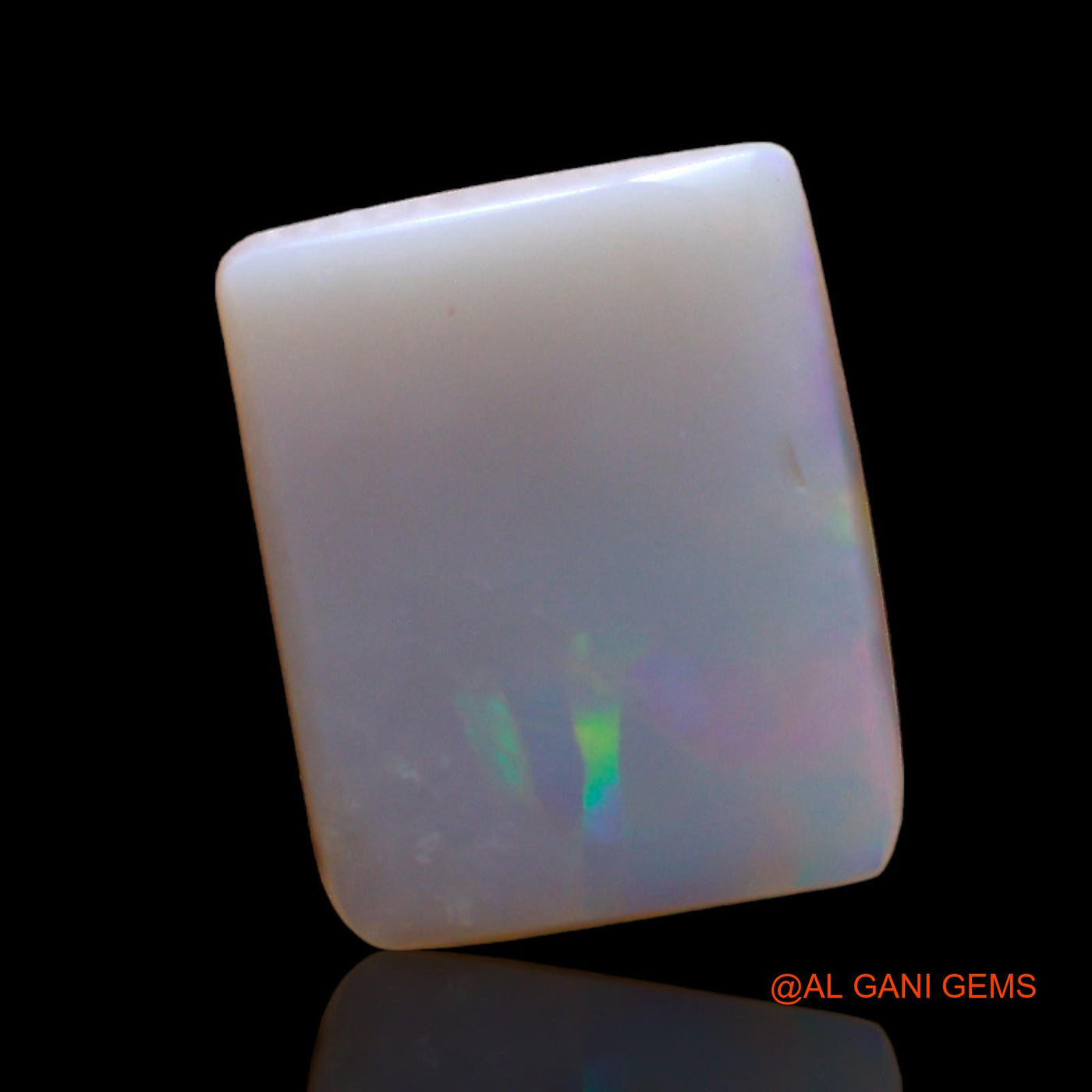 3.00 Cts Unheated Australian Fire Opal Loose Gemstone Square Cabochon Natural 12x10x3 mm AD-488