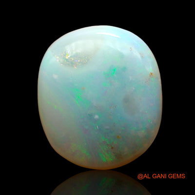 4.00 Cts Unheated Australian Fire Opal Loose Gemstone Oval Cabochon Natural 13x11x4 mm AD-489