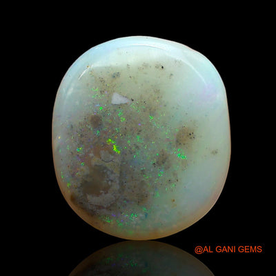 4.00 Cts Unheated Australian Fire Opal Loose Gemstone Oval Cabochon Natural 13x11x4 mm AD-489
