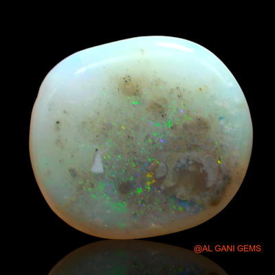 4.00 Cts Unheated Australian Fire Opal Loose Gemstone Oval Cabochon Natural 13x11x4 mm AD-489