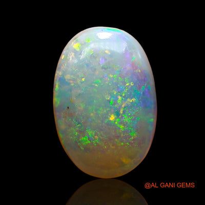 3.00 Cts Natural Australian Fire Opal Loose Gemstone Oval Cabochon 14x9x4 mm AD-490
