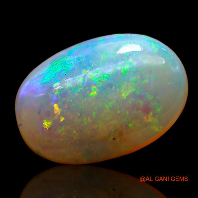 3.00 Cts Natural Australian Fire Opal Loose Gemstone Oval Cabochon 14x9x4 mm AD-490