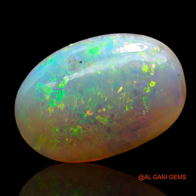3.00 Cts Natural Australian Fire Opal Loose Gemstone Oval Cabochon 14x9x4 mm AD-490