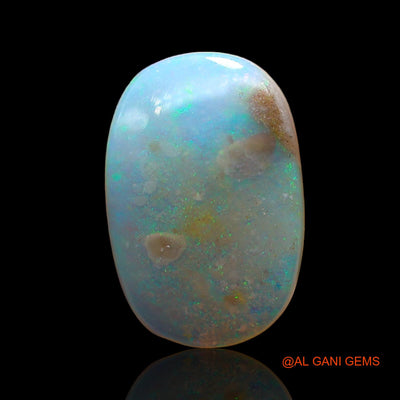 Natural Fire Opal Gemstone 3.00 Cts Loose Oval Cabochon From Australia 14x9x3 mm AD-491