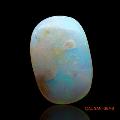 Natural Fire Opal Gemstone 3.00 Cts Loose Oval Cabochon From Australia 14x9x3 mm AD-491