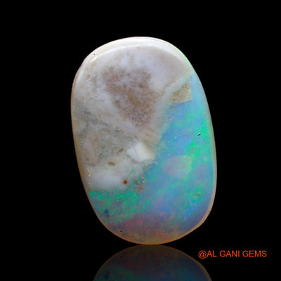 Natural Fire Opal Gemstone 3.00 Cts Loose Oval Cabochon From Australia 14x9x3 mm AD-491