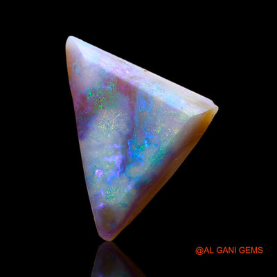 2.00 Cts Natural Australian Fire Opal Loose Gemstone Trillion Cabochon 12x10x2 mm AD-492