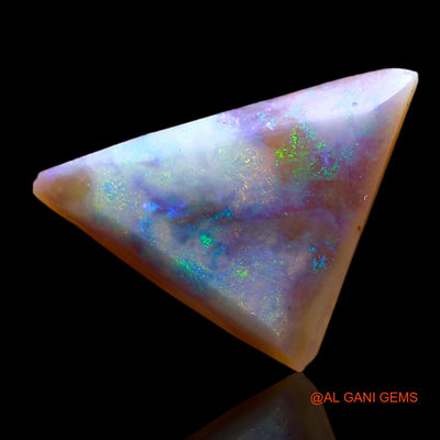 2.00 Cts Natural Australian Fire Opal Loose Gemstone Trillion Cabochon 12x10x2 mm AD-492