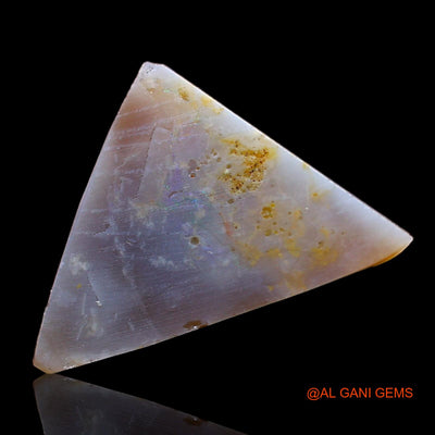 2.00 Cts Natural Australian Fire Opal Loose Gemstone Trillion Cabochon 12x10x2 mm AD-492