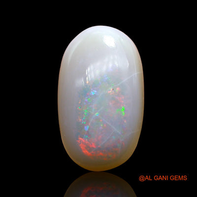 4.00 Cts Natural Australian Fire Opal Loose Gemstone Oval Cabochon 15x9x4 mm AD-495