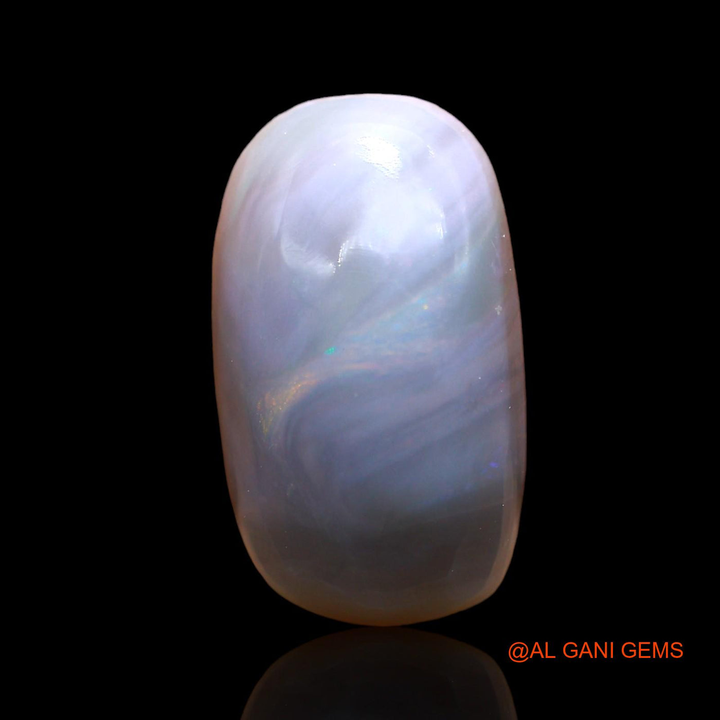 Natural Untreated Fire Opal Loose Gemstone Oval Cabochon From Australia 5.00 Cts 15x8x5 mm AD-497