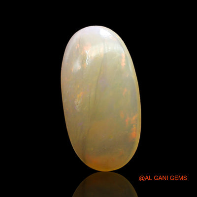 3.00 Cts Natural Australian Fire Opal Loose Gemstone Oval Cabochon 15x8x3 mm AD-498
