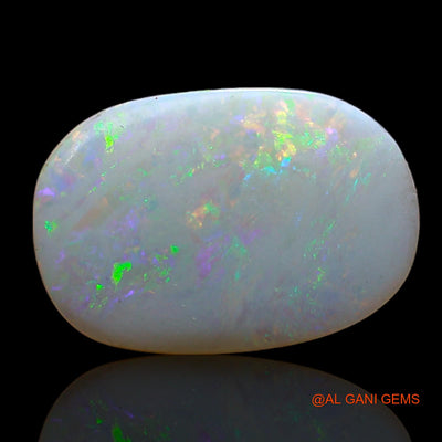 2.00 Cts Natural Australian Fire Opal Loose Gemstone Oval Cabochon 15x10x2 mm AD-49