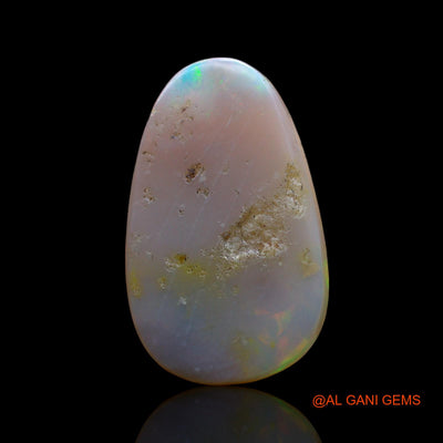 4.00 Cts Natural Australian Fire Opal Loose Gemstone Fancy Cabochon 19x12x2 mm AD-4