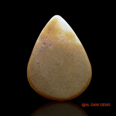 2.00 Cts Natural Australian Fire Opal Loose Gemstone Pear Cabochon 14x10x3 mm AD-500