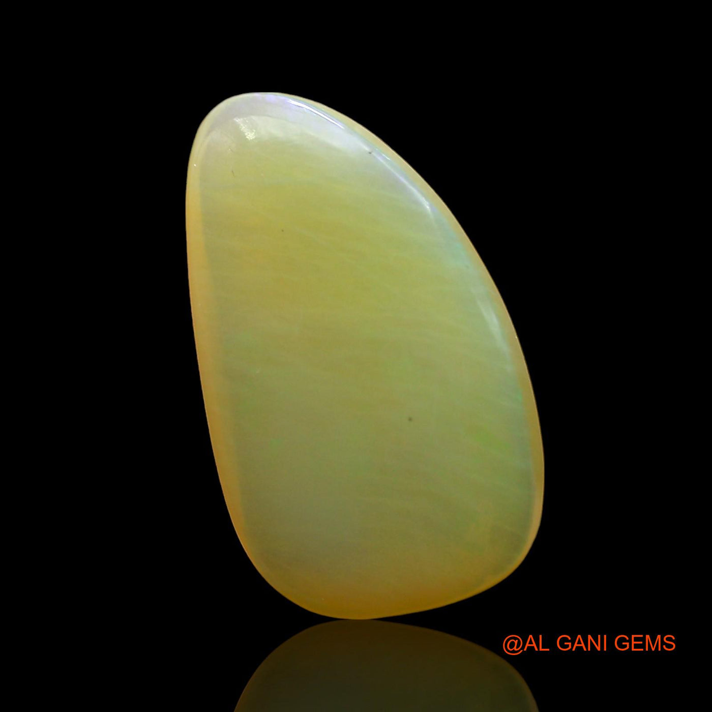 3.00 Cts Unheated Australian Fire Opal Loose Gemstone Fancy Cabochon Natural 16x9x3 mm AD-501