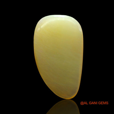 3.00 Cts Unheated Australian Fire Opal Loose Gemstone Fancy Cabochon Natural 16x9x3 mm AD-501