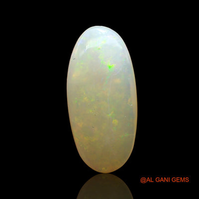 Natural Fire Opal Gemstone 3.00 Cts Loose Oval Cabochon From Australia 16x7x3 mm AD-502