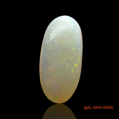 Natural Fire Opal Gemstone 3.00 Cts Loose Oval Cabochon From Australia 16x7x3 mm AD-502