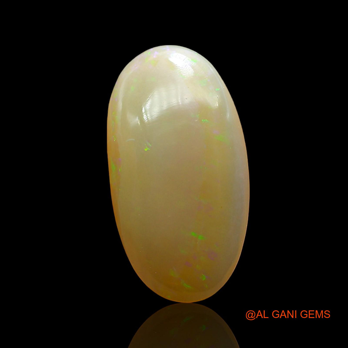 3.00 Cts Natural Australian Fire Opal Oval Cabochon Loose Gemstone For Jewelry 16x8x3 mm AD-503