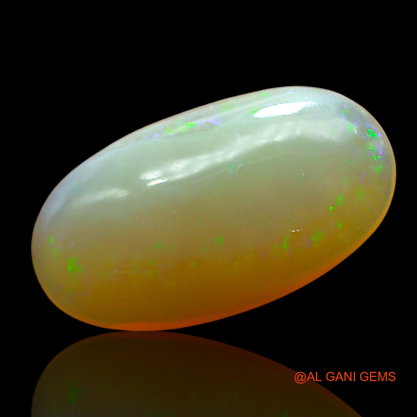 3.00 Cts Natural Australian Fire Opal Oval Cabochon Loose Gemstone For Jewelry 16x8x3 mm AD-503