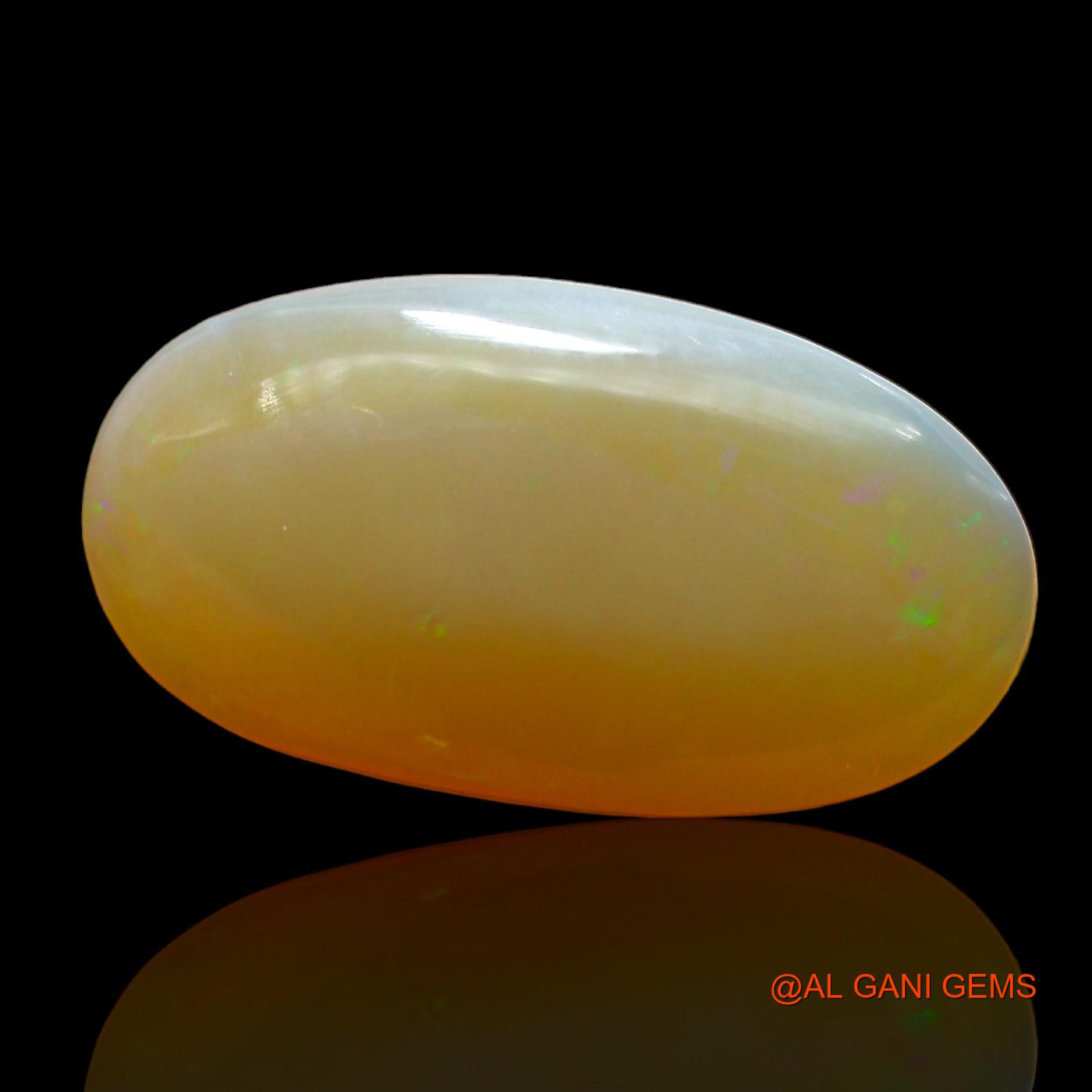 3.00 Cts Natural Australian Fire Opal Oval Cabochon Loose Gemstone For Jewelry 16x8x3 mm AD-503