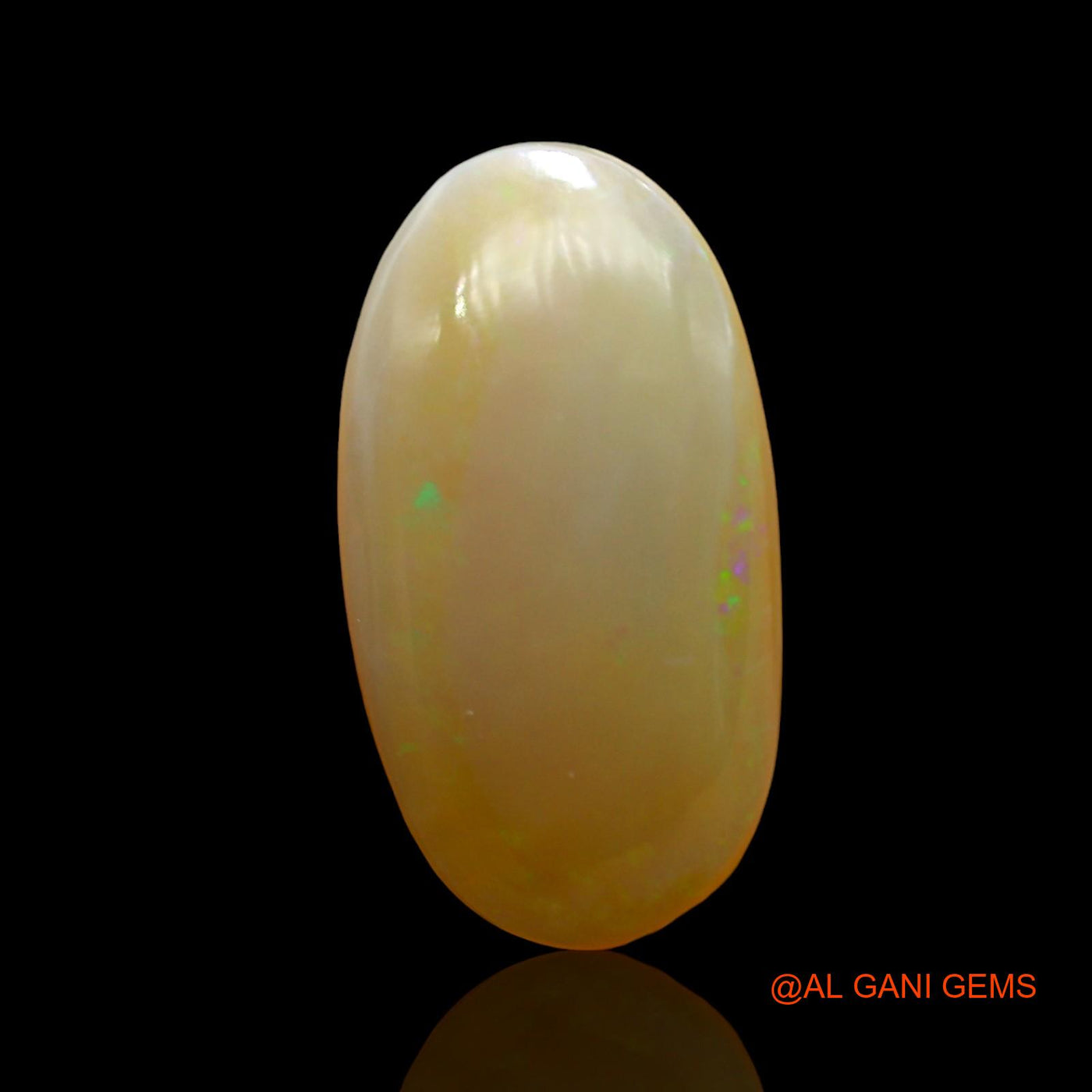 3.00 Cts Natural Australian Fire Opal Oval Cabochon Loose Gemstone For Jewelry 16x8x3 mm AD-503