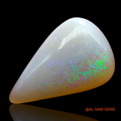 2.00 Cts Natural Australian Fire Opal Loose Gemstone Pear Cabochon 15x8x3 mm AD-505