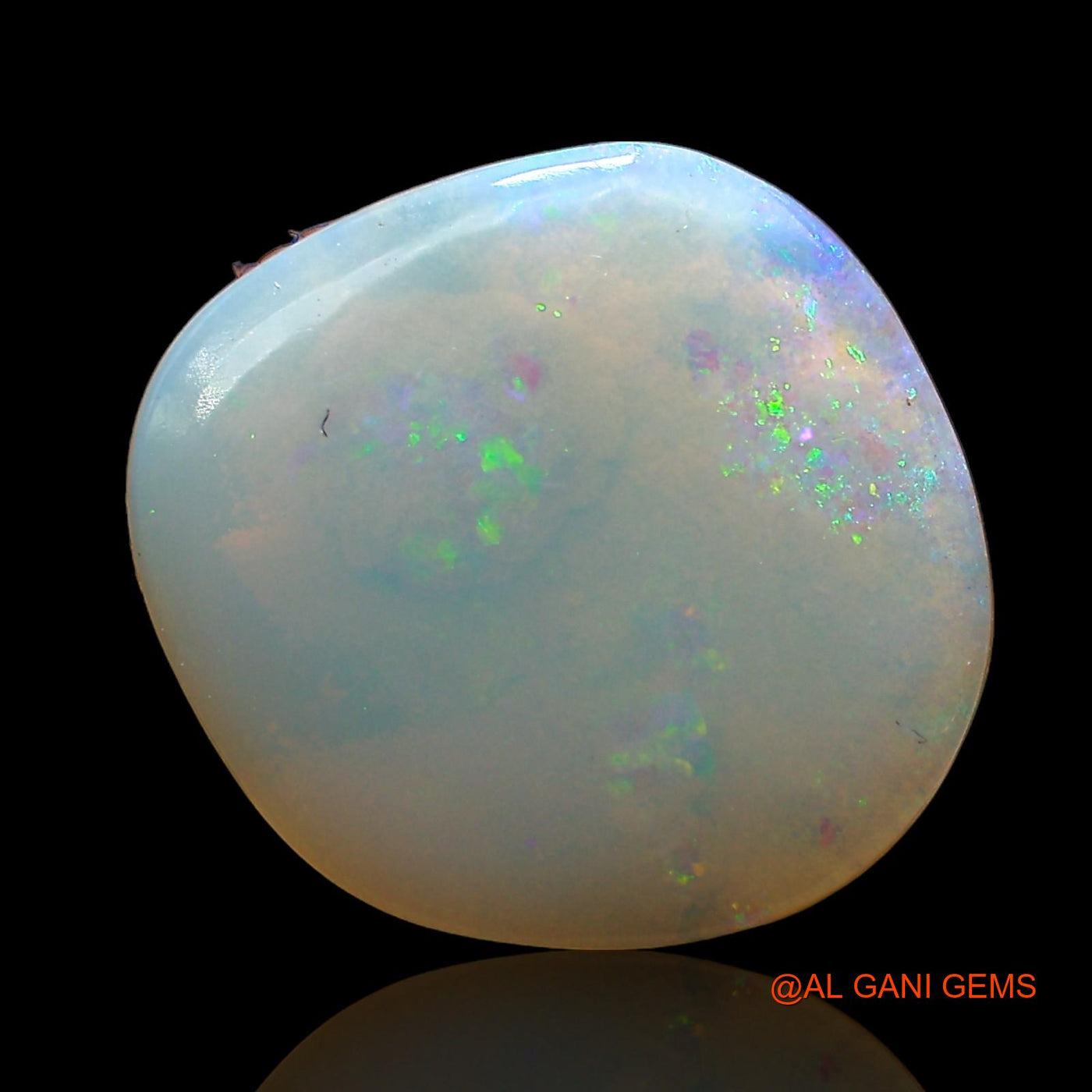 3.00 Cts Natural Australian Fire Opal Loose Gemstone Fancy Cabochon 12x12x2 mm AD-506