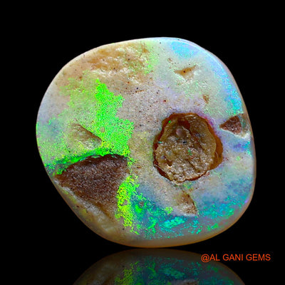 3.00 Cts Natural Australian Fire Opal Loose Gemstone Fancy Cabochon 12x12x2 mm AD-506