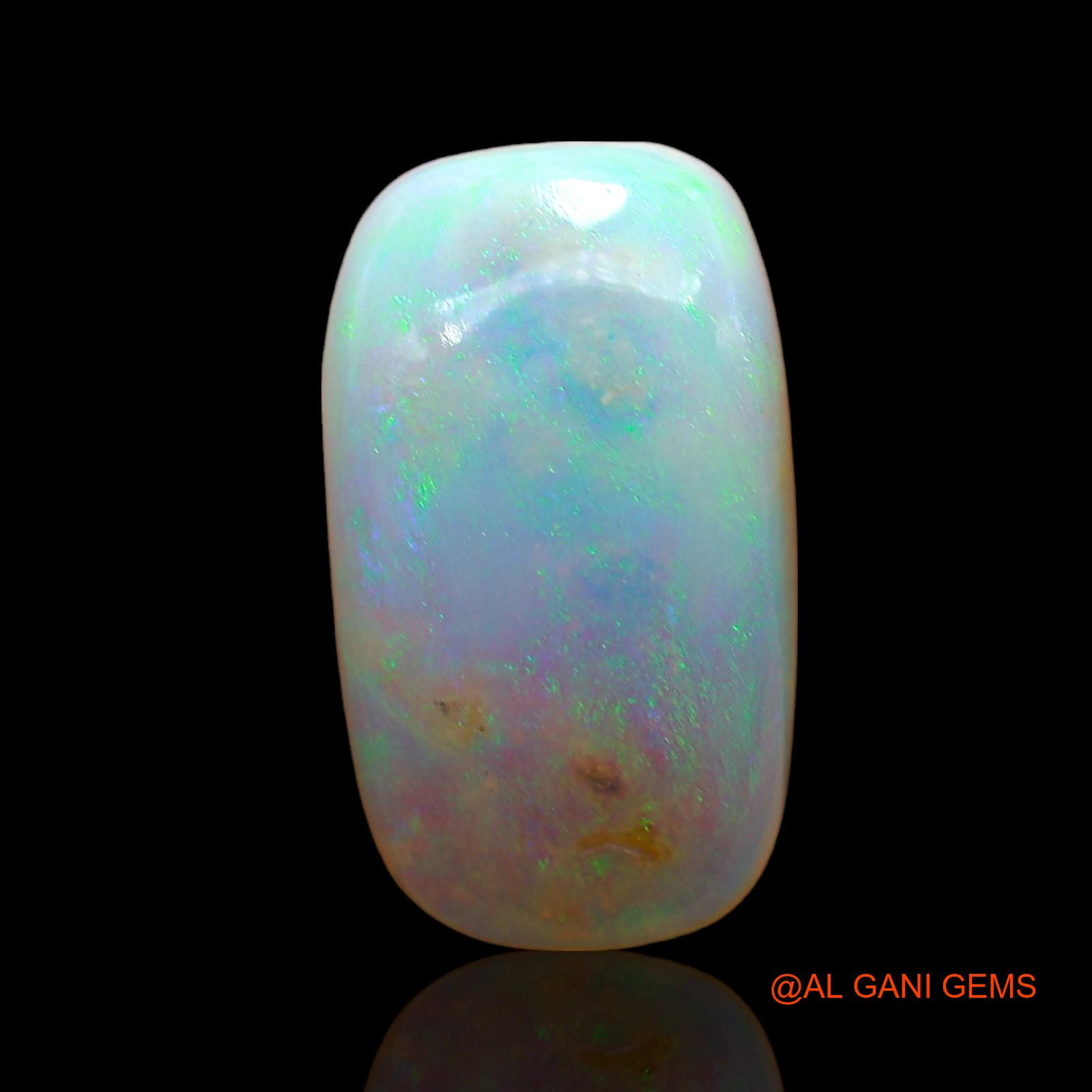 3.00 Cts Natural Australian Fire Opal Oval Cabochon Loose Gemstone For Jewelry 14x8x4 mm AD-508
