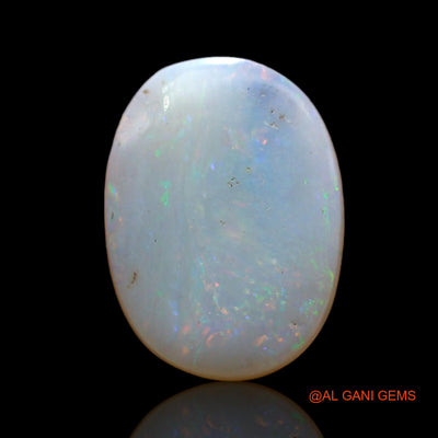 2.00 Cts Unheated Australian Fire Opal Loose Gemstone Oval Cabochon Natural 14x11x2 mm AD-50
