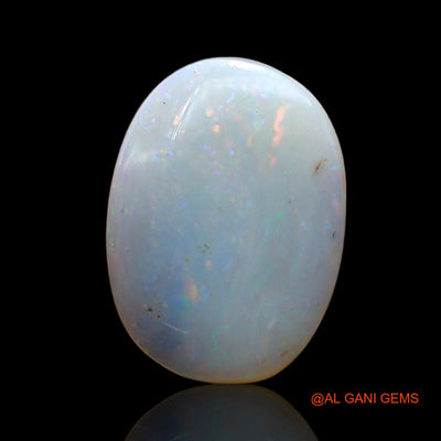2.00 Cts Unheated Australian Fire Opal Loose Gemstone Oval Cabochon Natural 14x11x2 mm AD-50